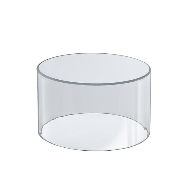 8"W x 6"H Clear Acrylic Cylinder